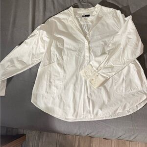 White Button-Up Blouse